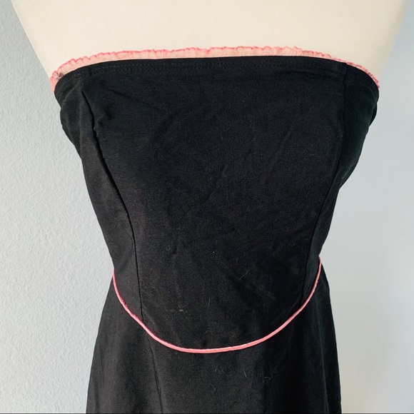 Rampage Black Pin Up 50’s Vibes Fit & Flare Dress - Picture 3 of 7